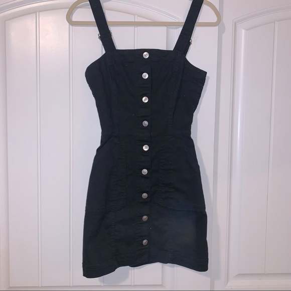 black denim dress h&m H&M.Black denim dress/overshirt TS – Hibuy market main image 1